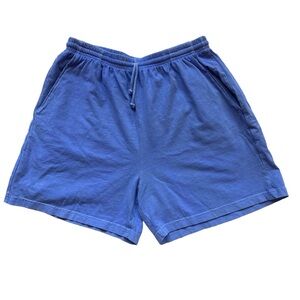 SOLD Fresh Produce Women’s Shorts Periwinkle Cotton Elastic Waist Size XL